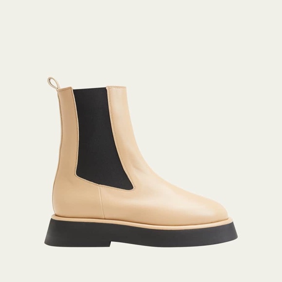 Wandler Rosa Lambskin Ankle Chelsea Boots - Picture 1 of 8